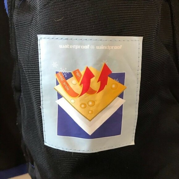 Pulse Zip Up Vest Blue Waterproof Windproof Large - Picture 8 of 8